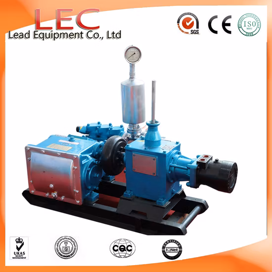 three cylinder reciprocating single acting piston pump slurry mud pump